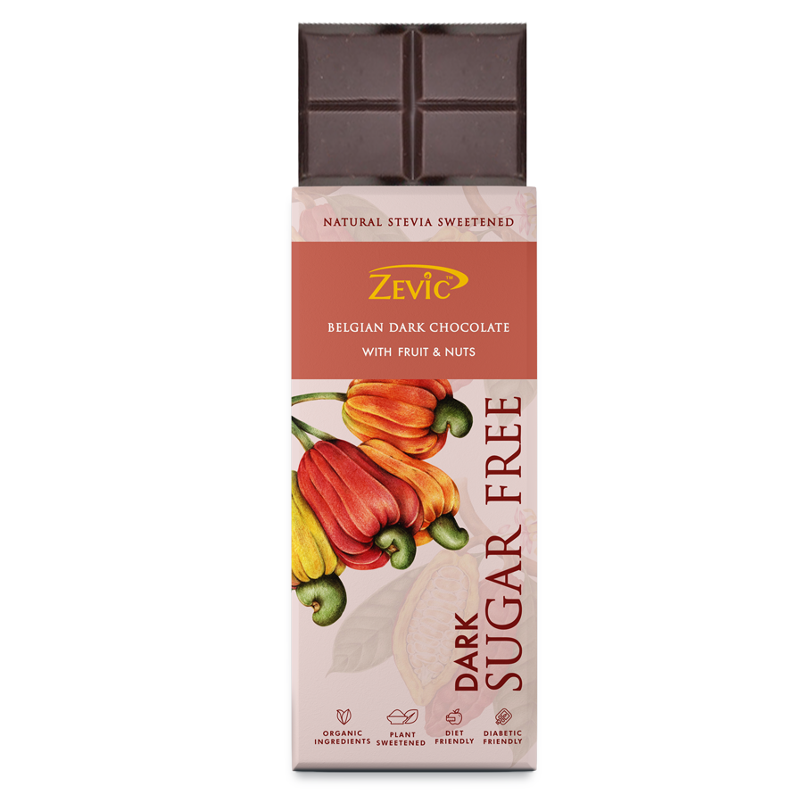 Belgian Dark Chocolate with  Fruit and Nuts