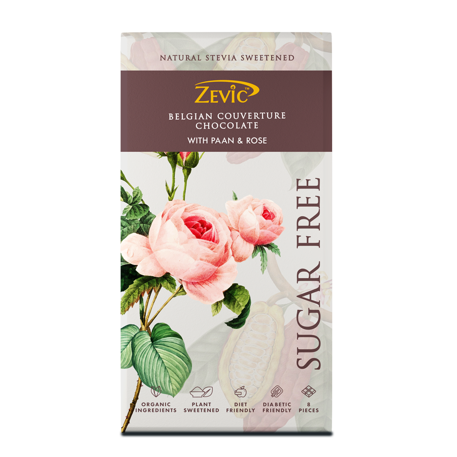 Belgian Couverture Chocolate with Paan and Rose