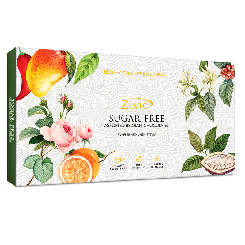 Sugar Free Assorted Belgian Chocolate Bars Gift Pack