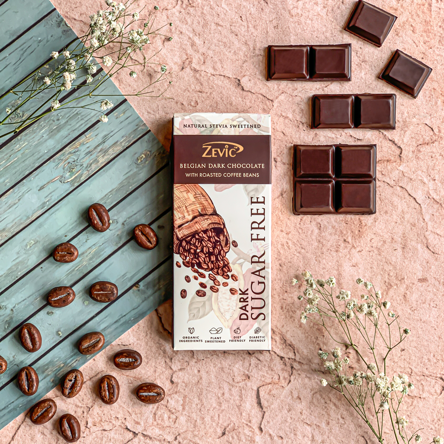 Belgian Dark Chocolate with Roasted Coffee Beans