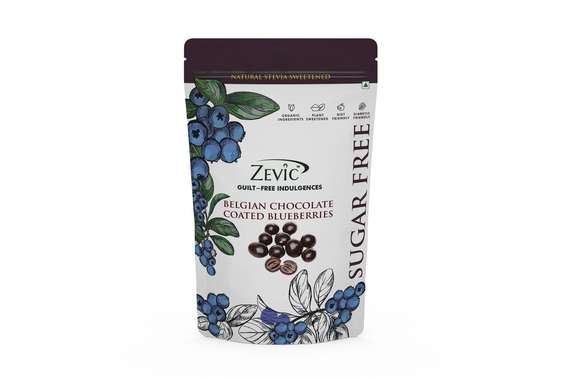 Sugarfree Chocolate Coated Blueberries