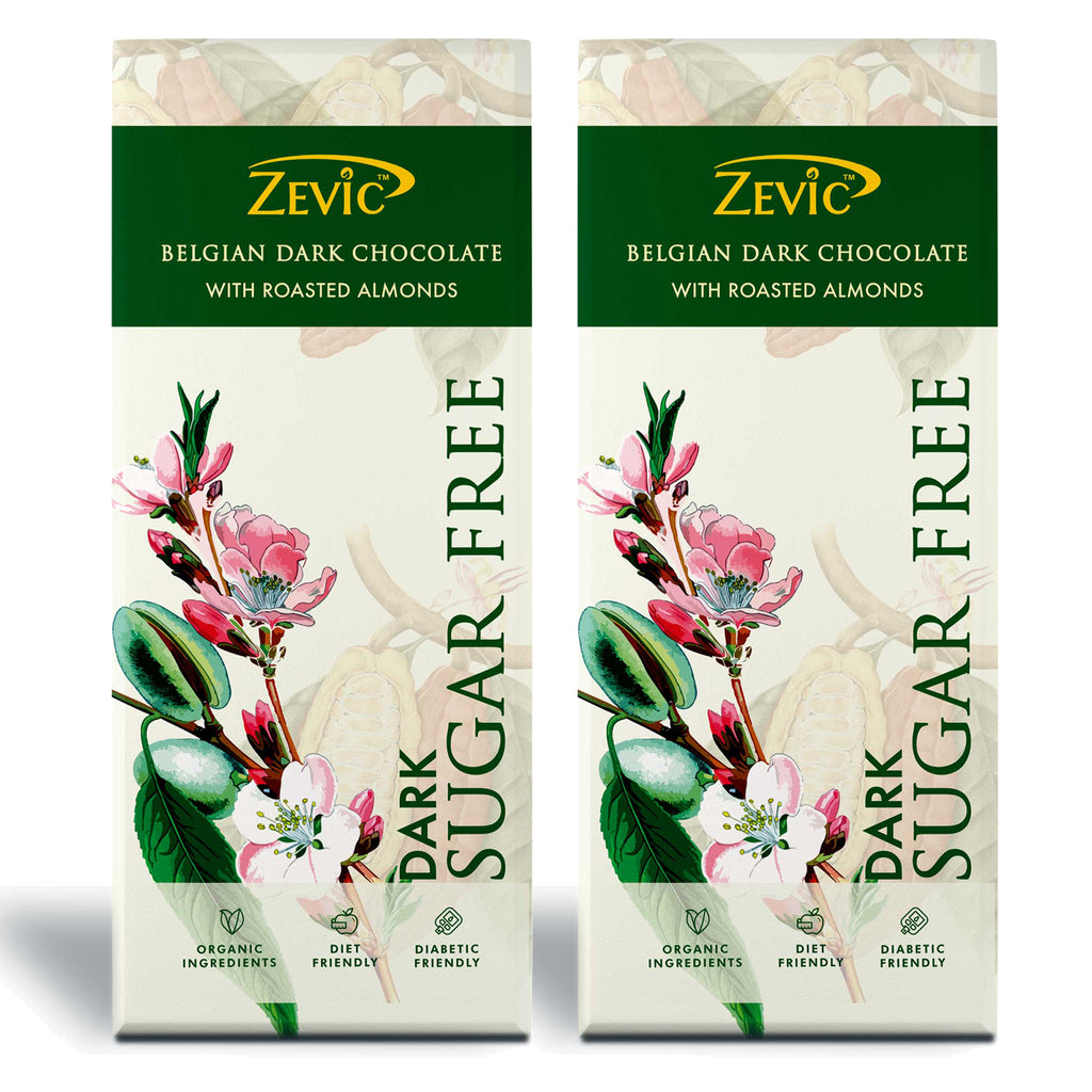 Belgian Dark Chocolate with Roasted Almonds 40g