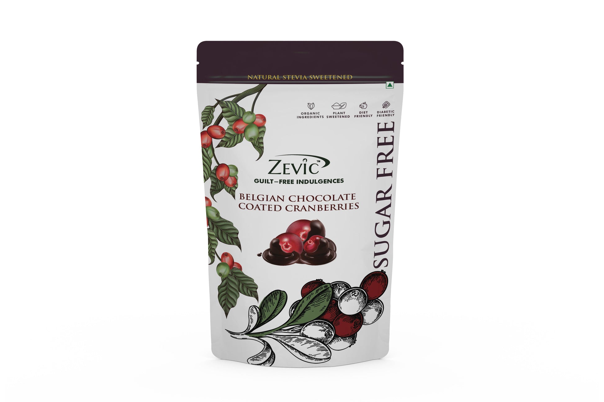 Sugarfree Chocolate Coated Cranberries