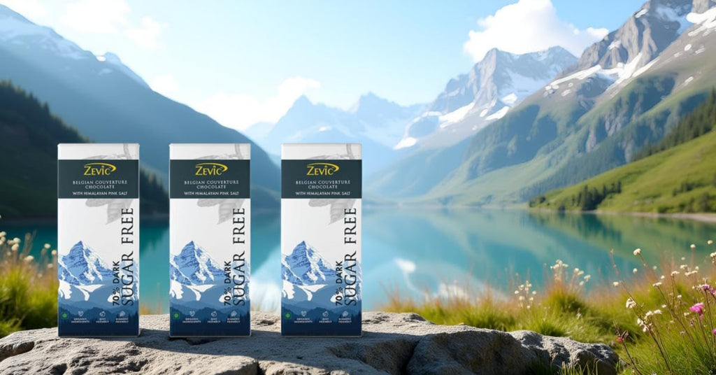 70% Dark Belgian Couveture Chocolate with Himalayan Pink Salt - 40 gms