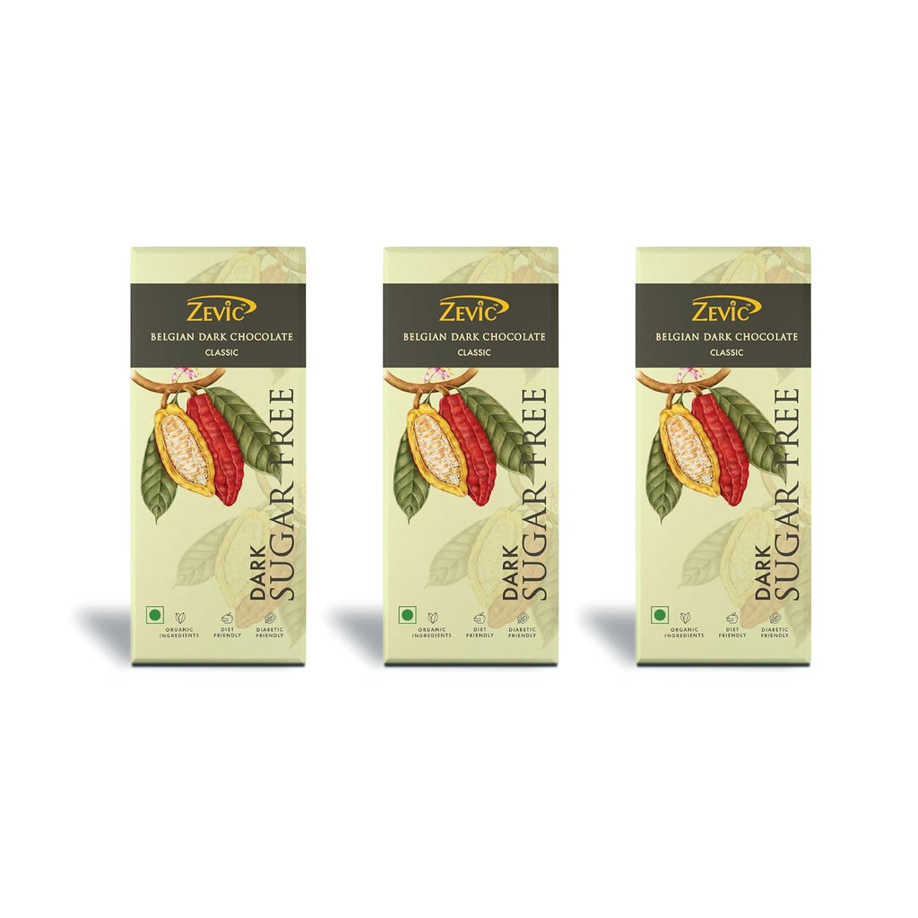 Belgian Dark Sugar free Chocolate- Classic 40g