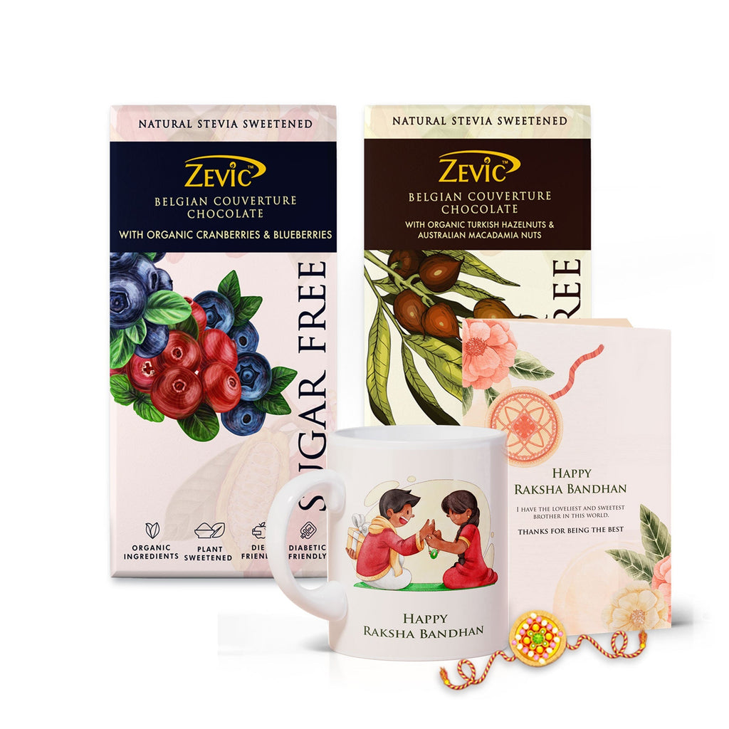 Zevic 70% Dark Nuts Rakhi Special Hamper