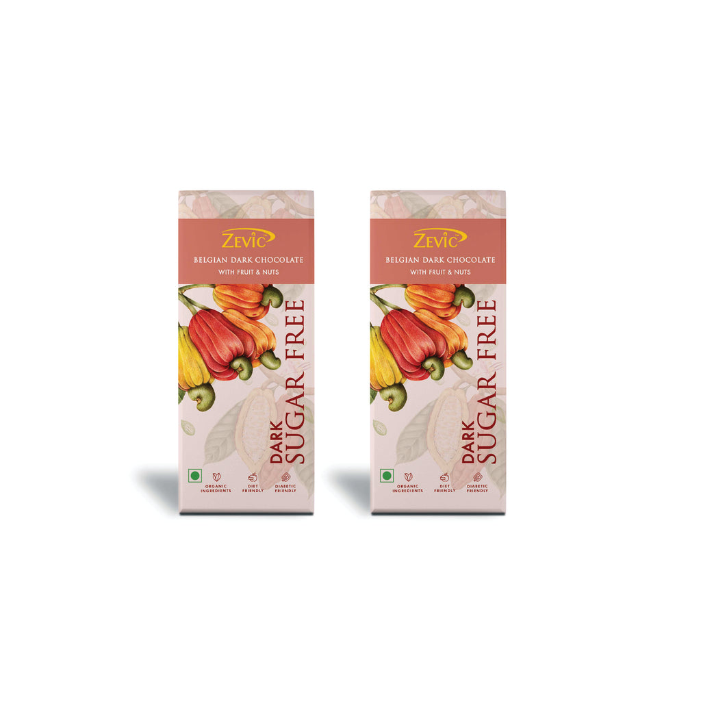 Belgian Dark Chocolate with  Fruit and Nuts