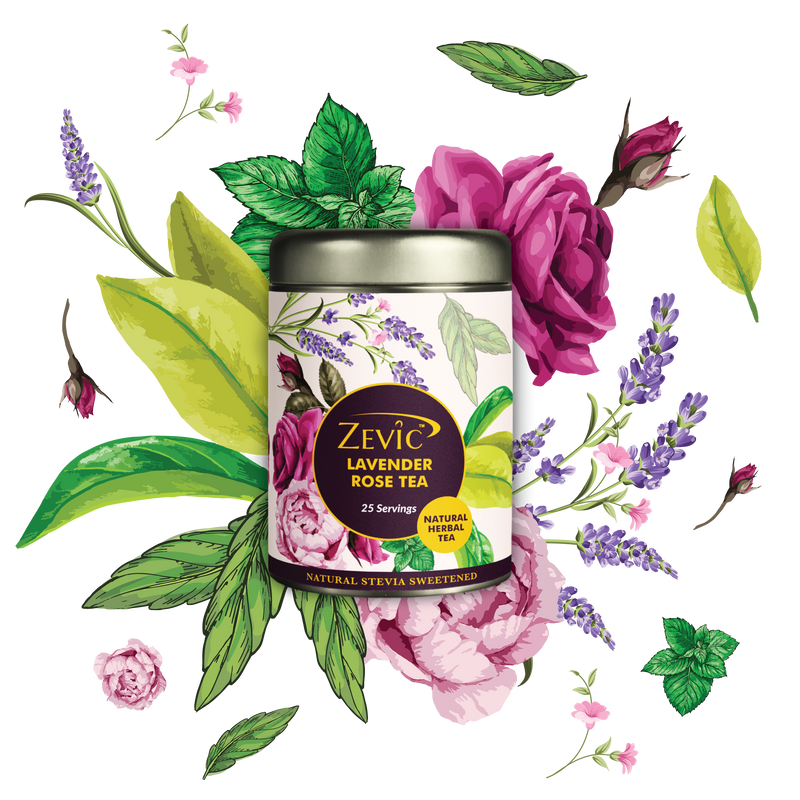 Lavender Rose Herbal Tea