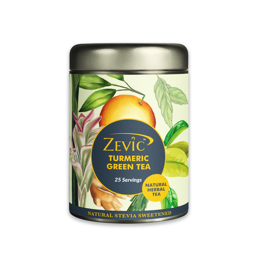 Turmeric Herbal Green Tea with Turmeric, Orange Peel & Lemon Grass