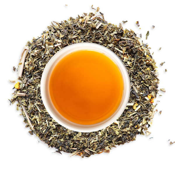 Turmeric Herbal Green Tea with Turmeric, Orange Peel & Lemon Grass