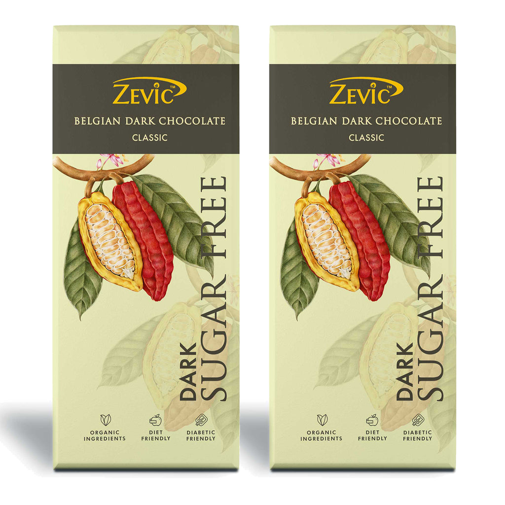Belgian Dark Sugar free Chocolate- Classic 40g