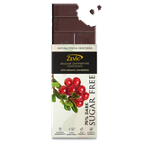 70% Dark Belgian Couverture Chocolate with Organic Cranberries - 90 gms