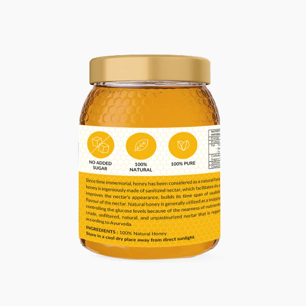 Zevic Raw Organic Honey NMR Tested NPOP Organic Certified Pure Natural Unprocessed Original Honey 400gm